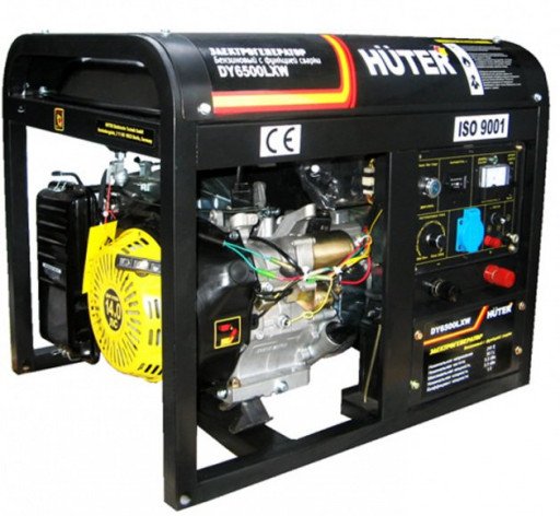 Электростанция сварочная Huter DY6500LXW