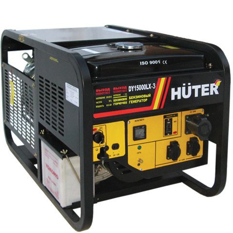 Бензогенератор Huter DY15000LX-3