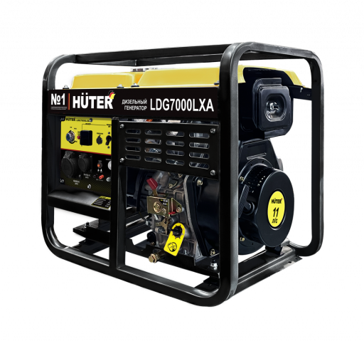 Дизельный электрогенератор Huter LDG 7000LXА