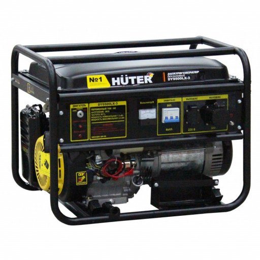 Бензогенератор Huter DY9500LX-3